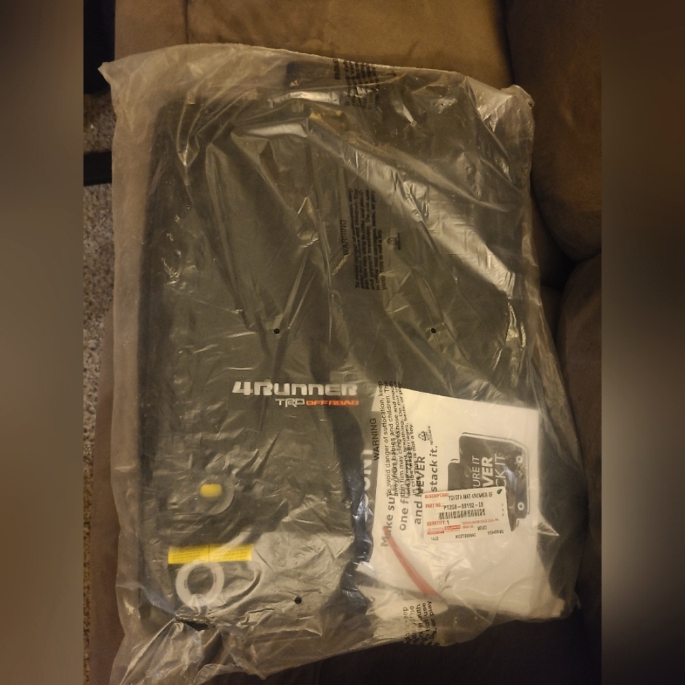 Genuine OEM Toyota 4runner Off Road Carpet Floor Mats Set / New in packaging